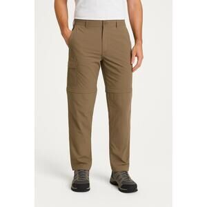 White Sierra Khaki ZipOff Legs Cargo Pocket Closure Convertible Pants 32 Inch Me